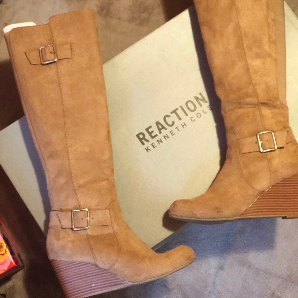 Tan boots